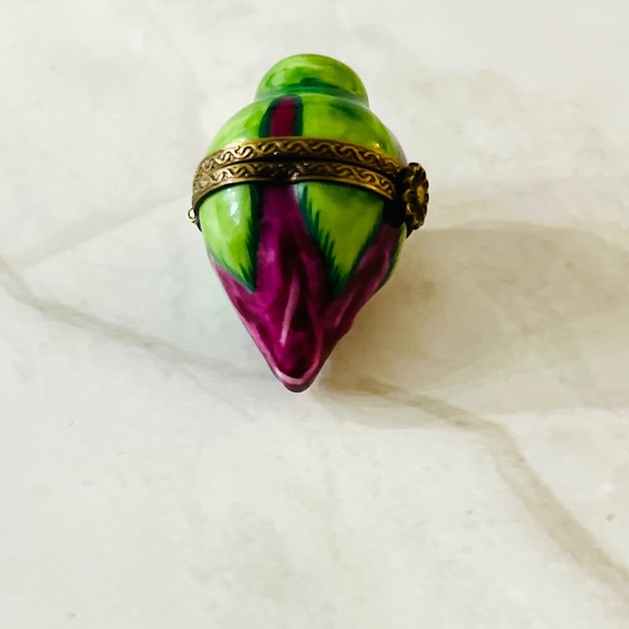 Authentic Limoges Rose Bud Box Peint Main | Professionally Restored France | Flo - Picture 1 of 7